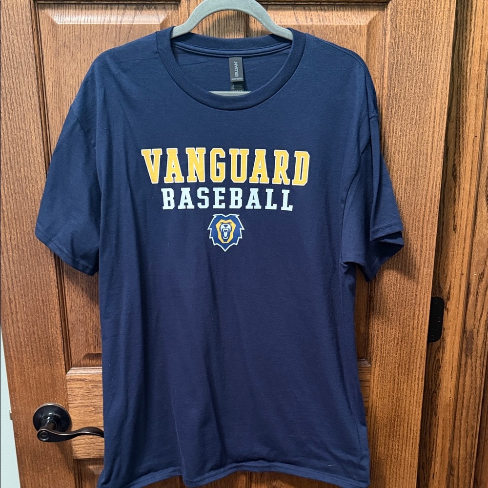 Vanguard Baseball Navy Graphic Tee